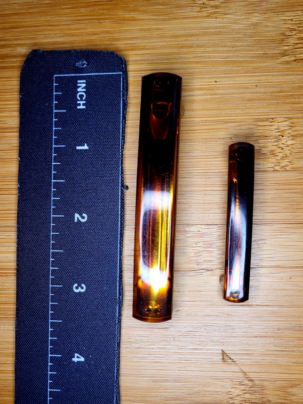 Tortoiseshell Vintage Hair Barrettes Set 2